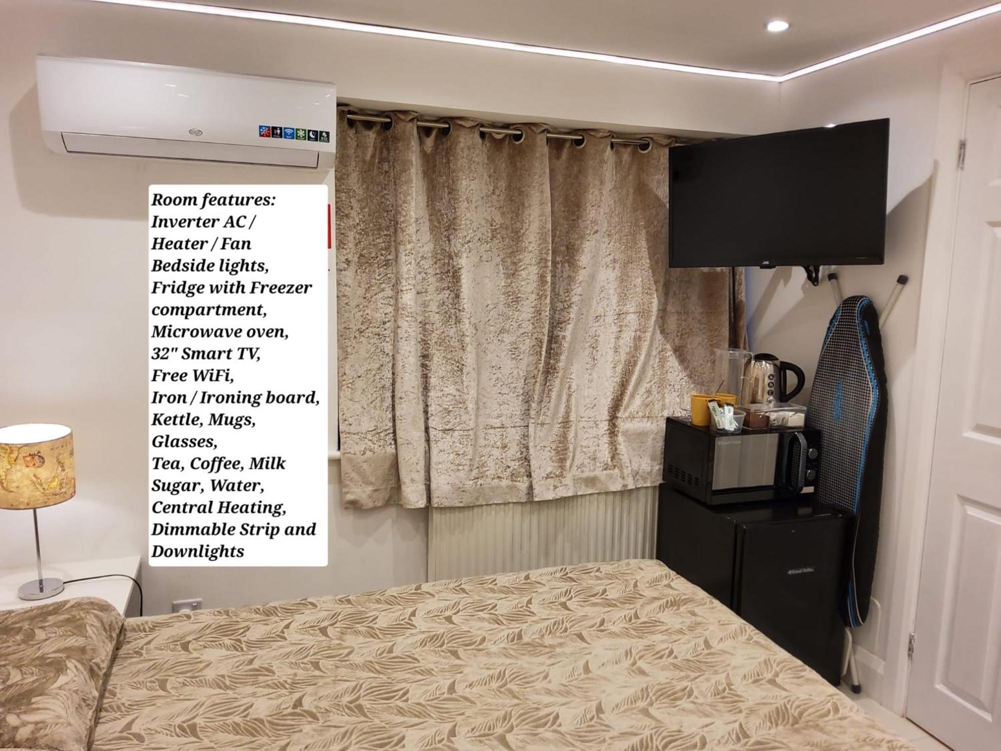 Air Conditioned Modern Double Bed Room With Private Attached Bathroom - Free Parking - Near London Heathrow Airport & Southall Broadway 외부 사진